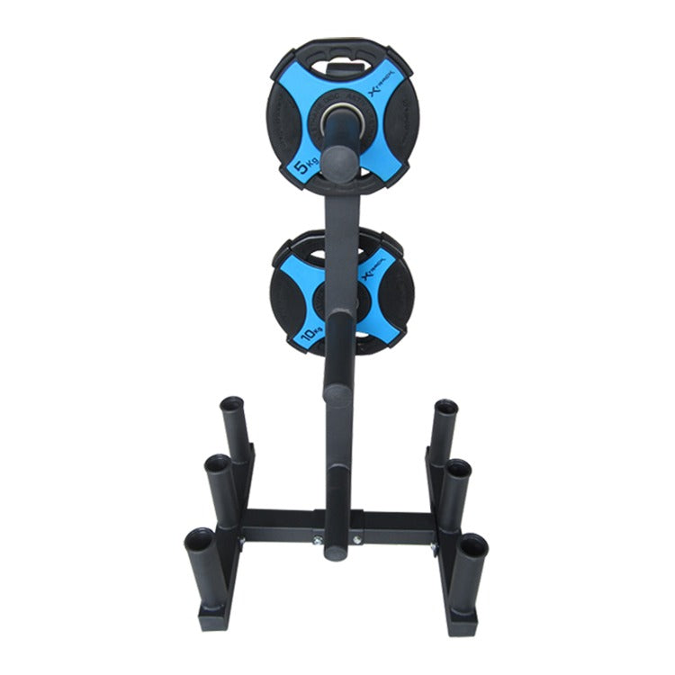 Olympic Weight Plate & Barbell Storage Tree - Fitness Hero Brand new