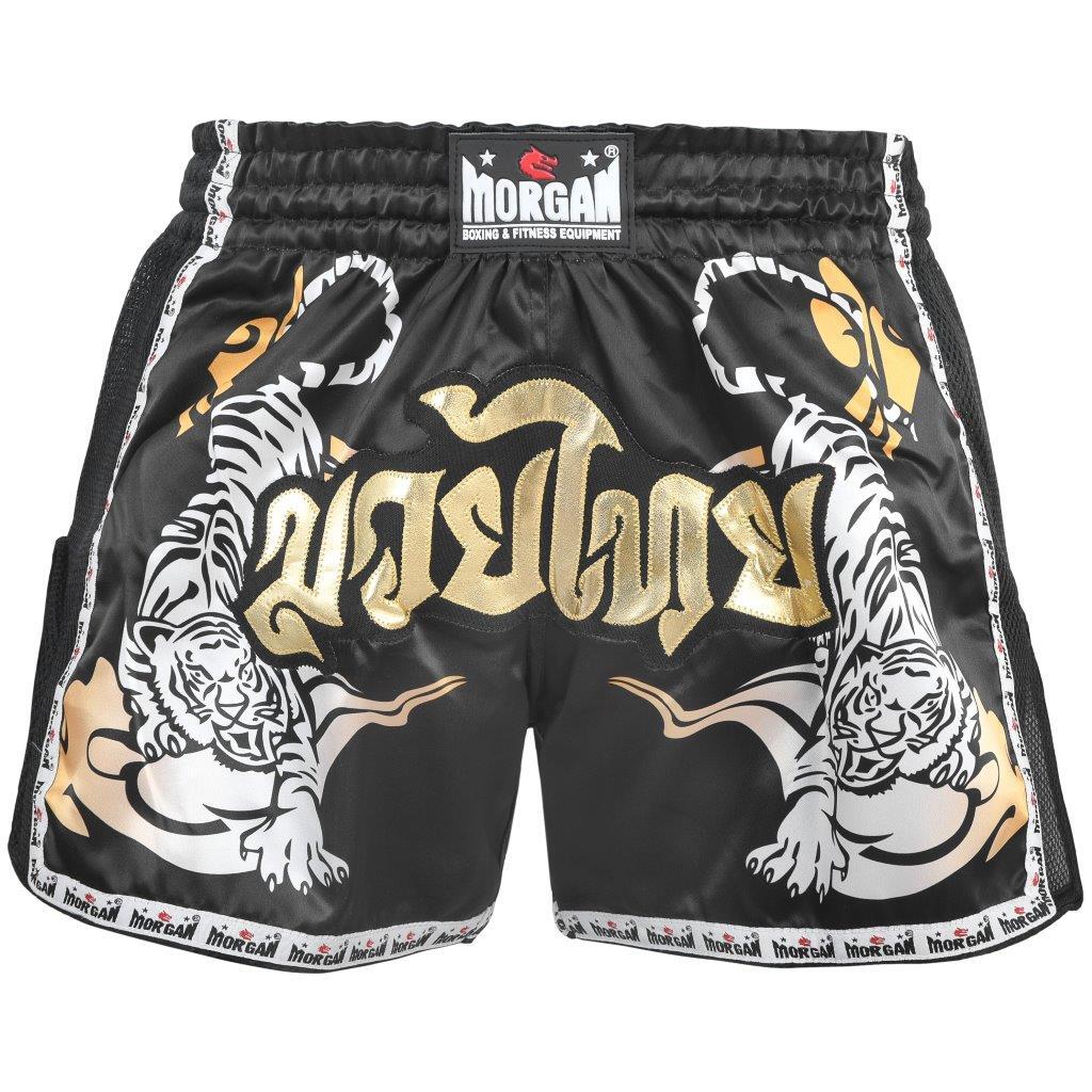 The Fitness Hero muay thai shorts by Morgan Sports will make you feel like the true Muay Thai fighter that you are, featuring a traditional muay thai cut design,