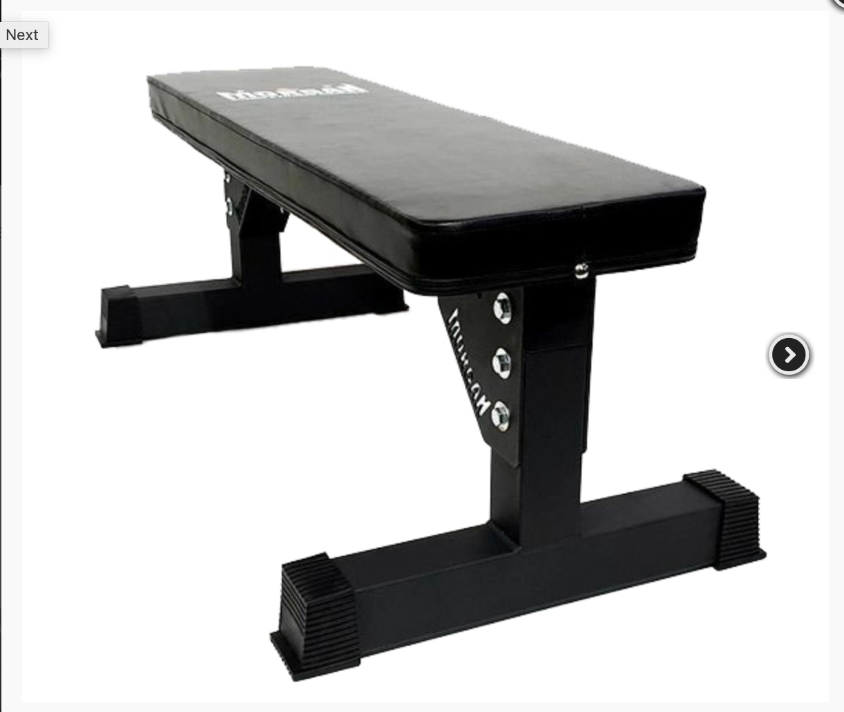 Elite Flat Weight Bench - Commercial Grade - Fitness Hero Brand new
