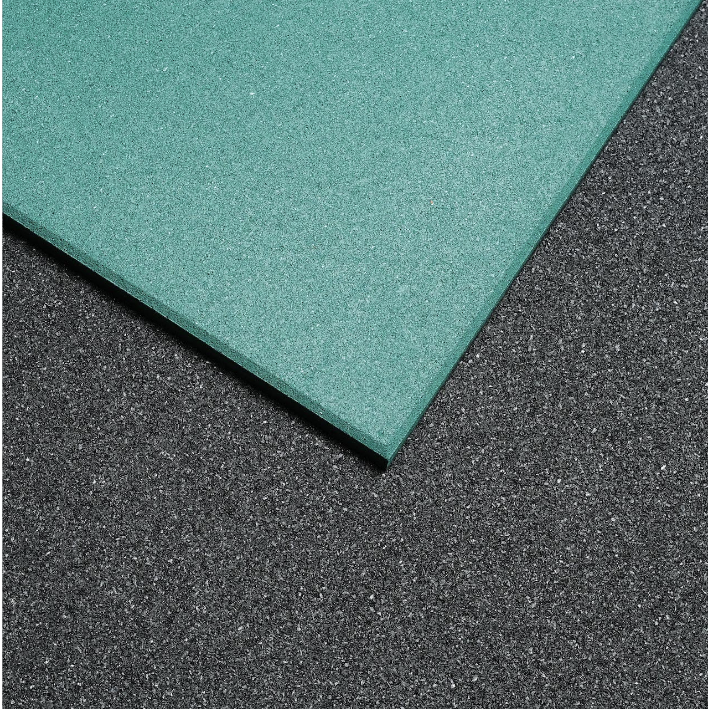 Commercial Grade Rubber Gym Flooring | GREEN  [500mm x 500mm x 20mm] - Fitness Hero Brand new