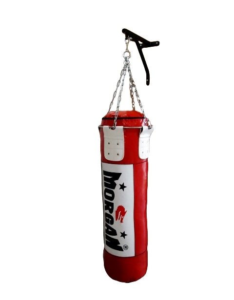 4ft punch bag hanging on the standard punch bag hanger