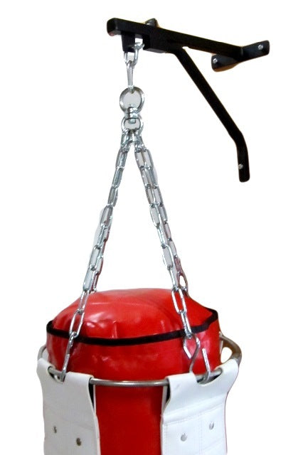 Top part showing how the punch bag is hung