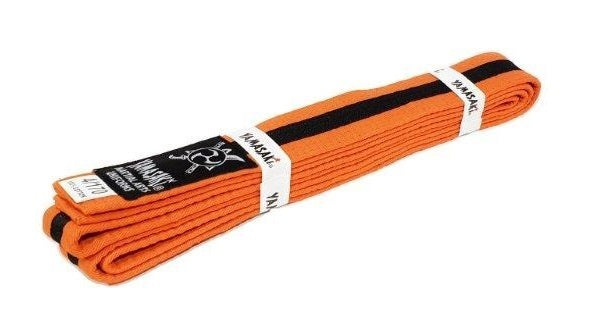 Yamasaki Coloured Striped Martial Arts Belts | All Colours - Fitness Hero Brand new