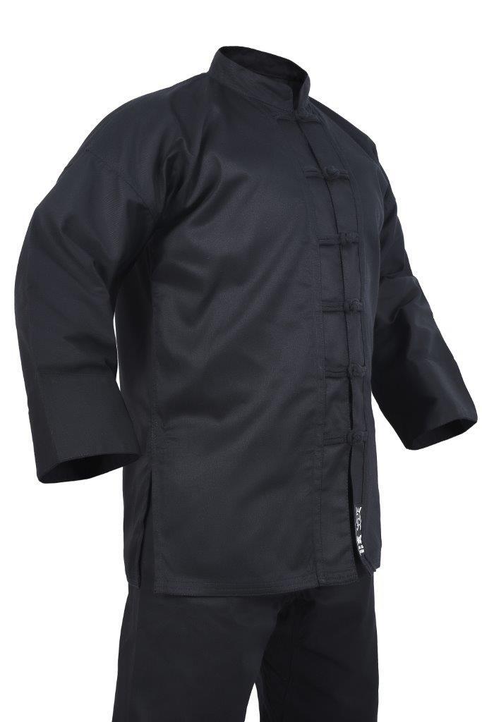 Yamasaki kung fu uniform worn, front view