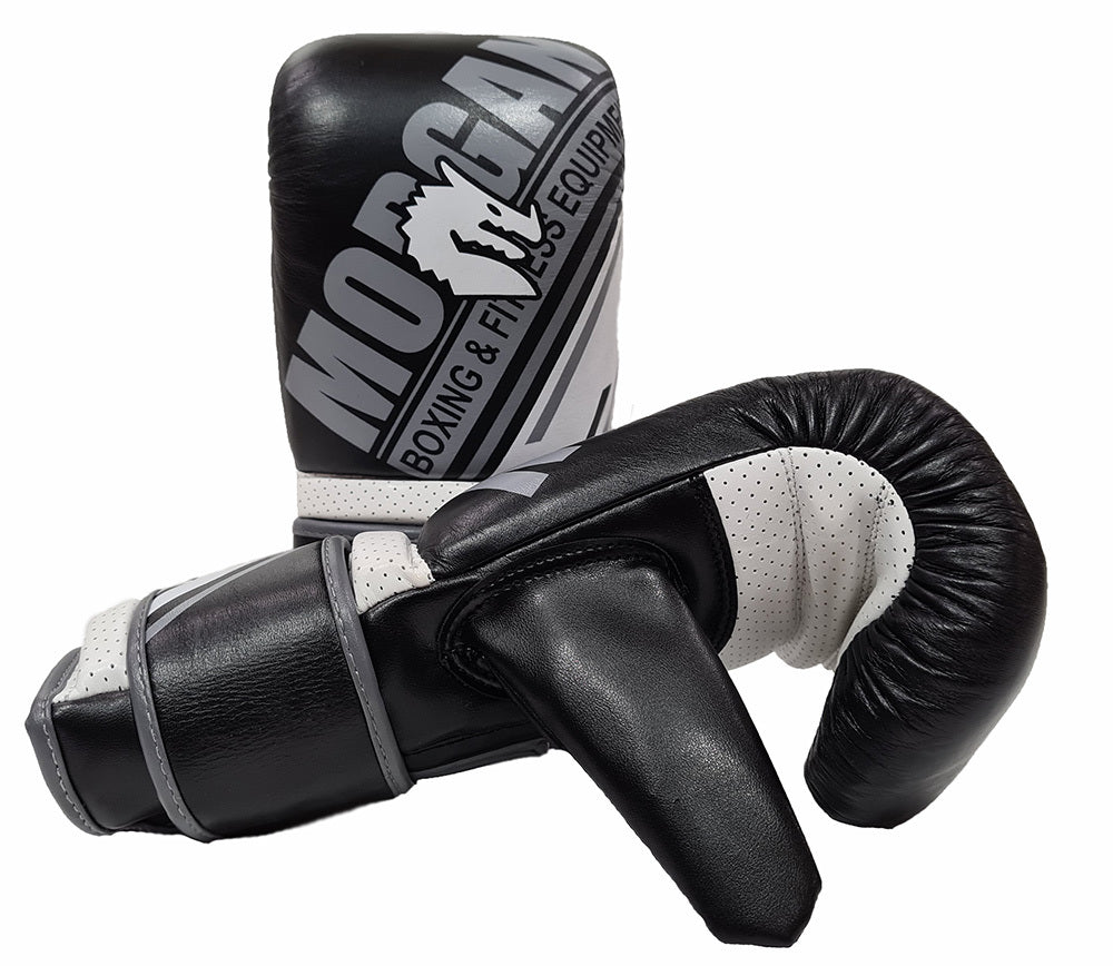 AVENTUS LEATHER CURVED BAG MITTS, AVAILABLE IN 4 SIZES AND TWOM COLOURS. PREMIUM QUALITY BOXING OR MMA BAG MITTS