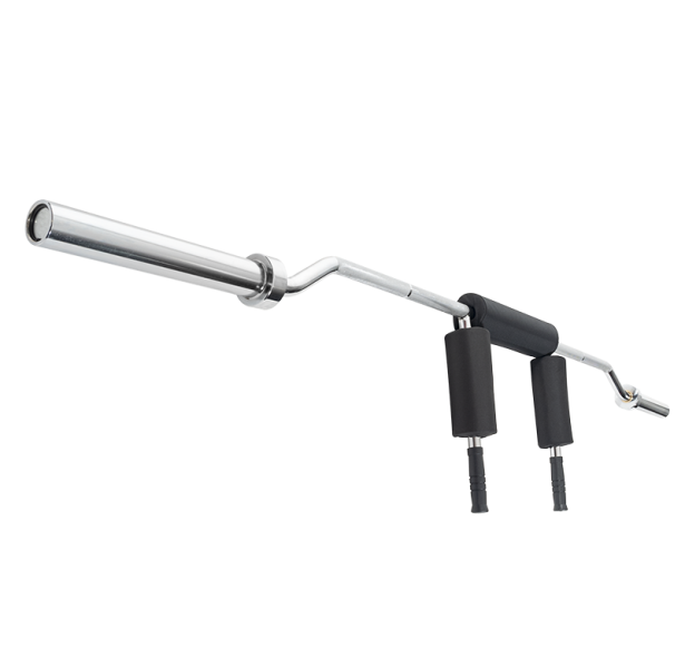 Our Reload Olympic Safety Squat Bar provides a greater challenge and activation of the anterior chain which can boost your performance. With welded joints, removable padding and new grip handles the bar is better than ever.