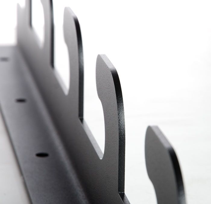 Wall Mounted Barbell Gun Rack - 6 Bar - Fitness Hero Brand new