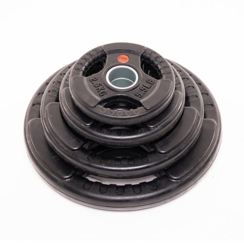 25kg Olympic Rubber Coated Tri Grip Plate [IN STOCK] - Fitness Hero Brand new
