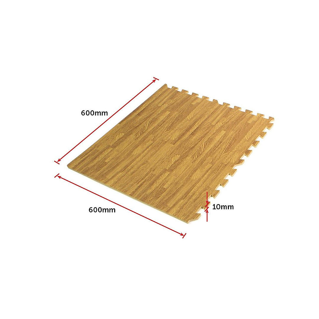Eva Foam | Gym Flooring Puzzle Mats - Wood Style - Fitness Hero Brand new