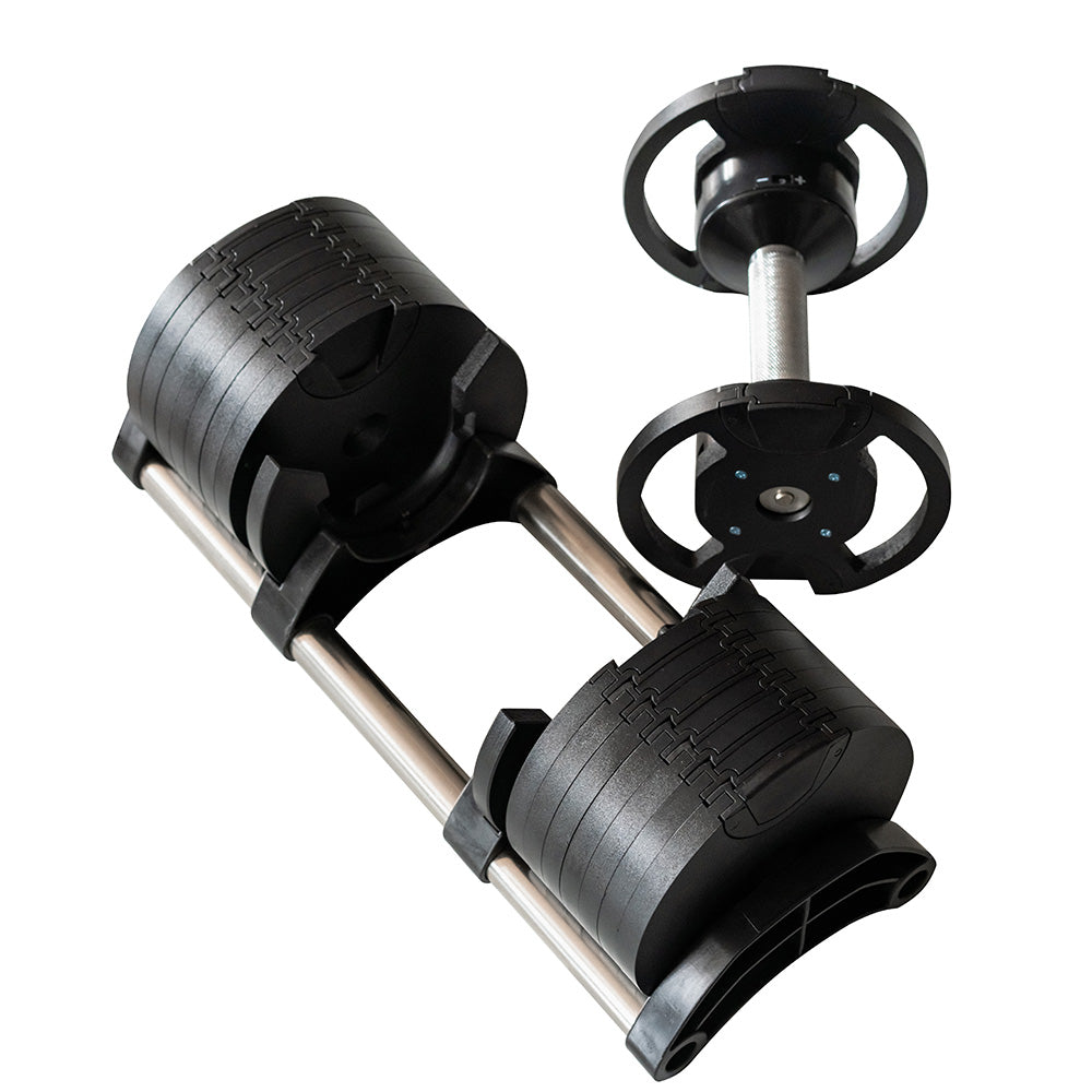 Quick change adjustable dumbbells 20kg home gym