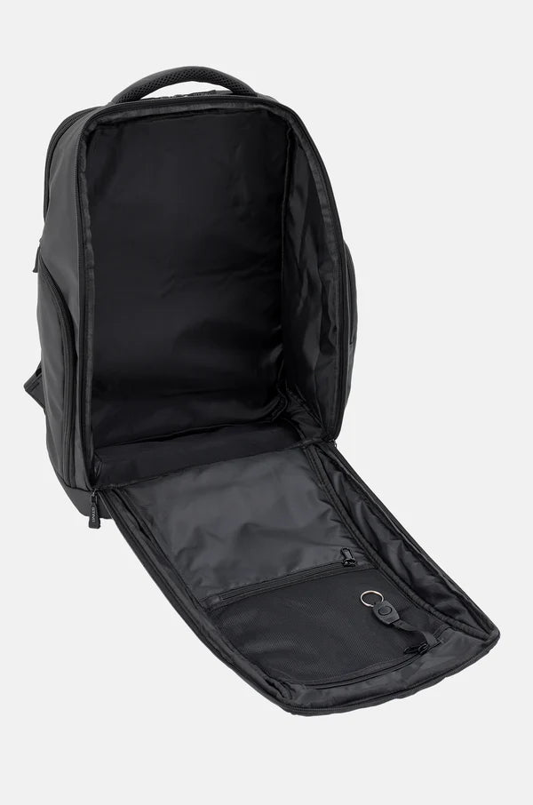 Sting Contender backpack with padded laptop compartment and durable water-resistant design for gym, travel, and daily use