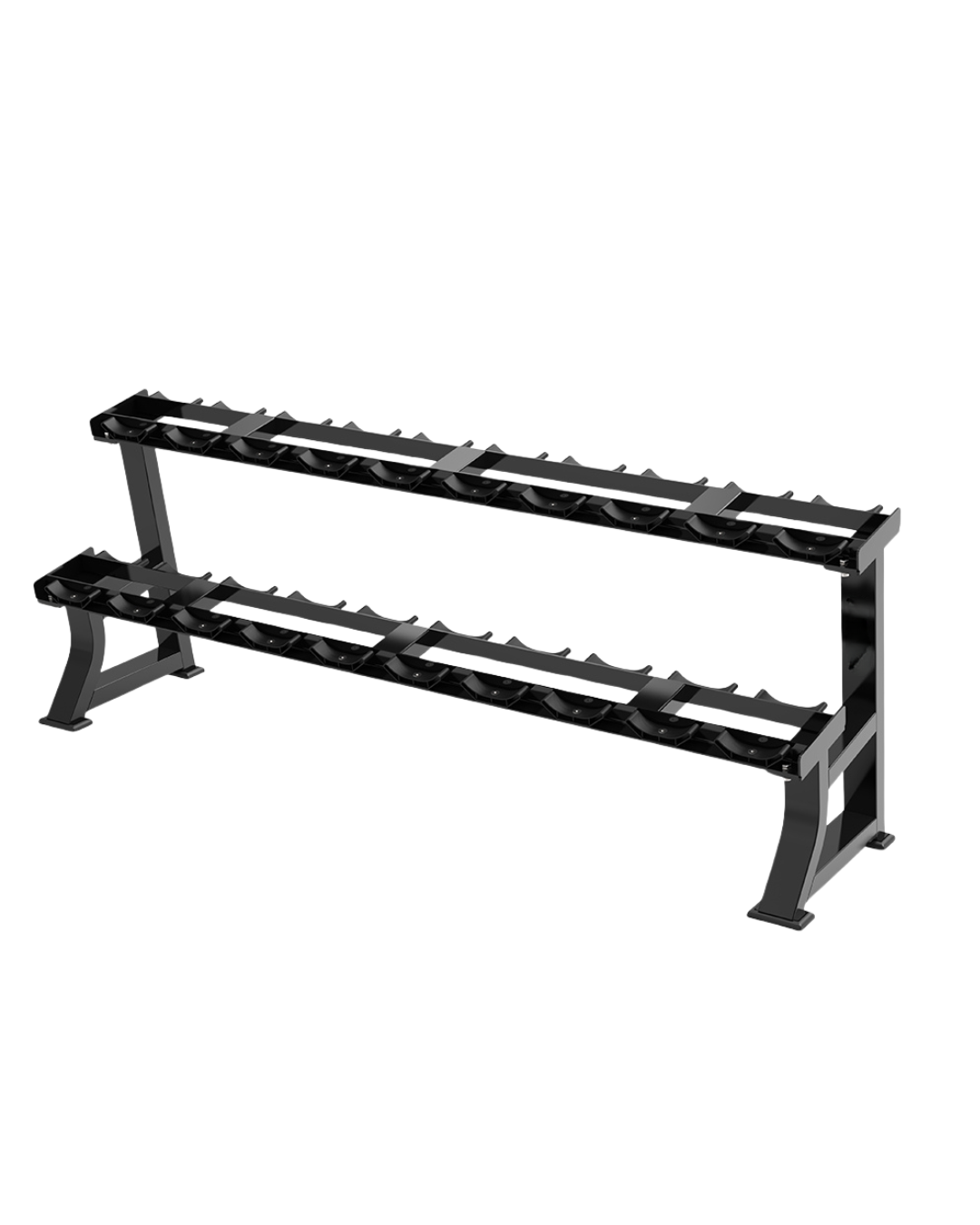 10 Pair Round Dumbbells Rack [Raptor Series] Commercial Grade Dumbbell Rack