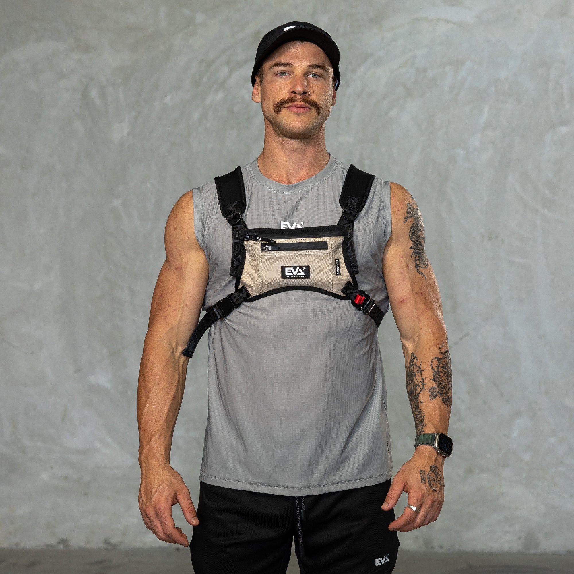 EVA8393 Running Tech Vest [Bone] - Fitness Hero 
