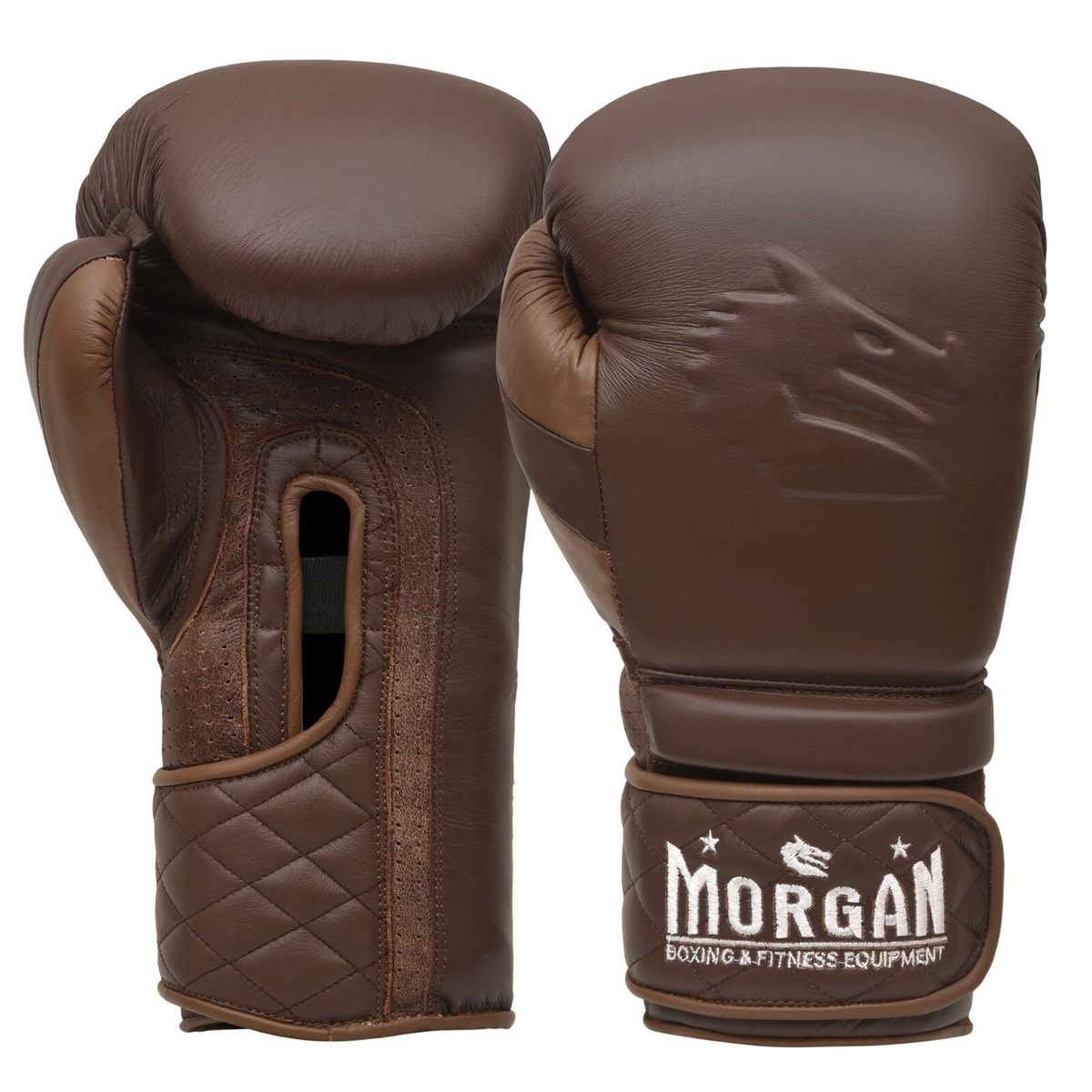 Morgan 1918 Heritage leather boxing gloves - pair in vintage brown
