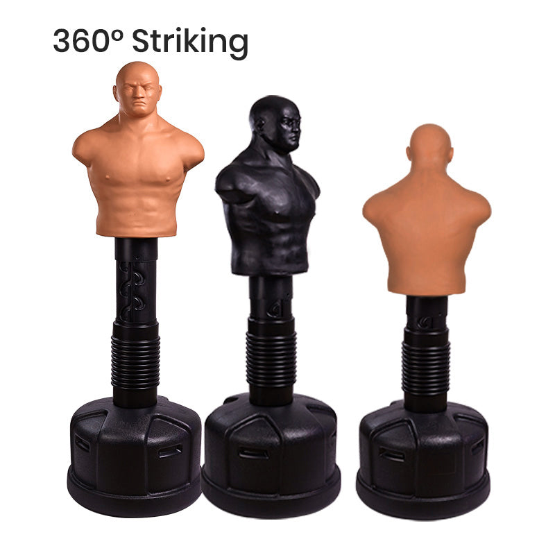 Adjustable freestanding BOB punching dummy different views