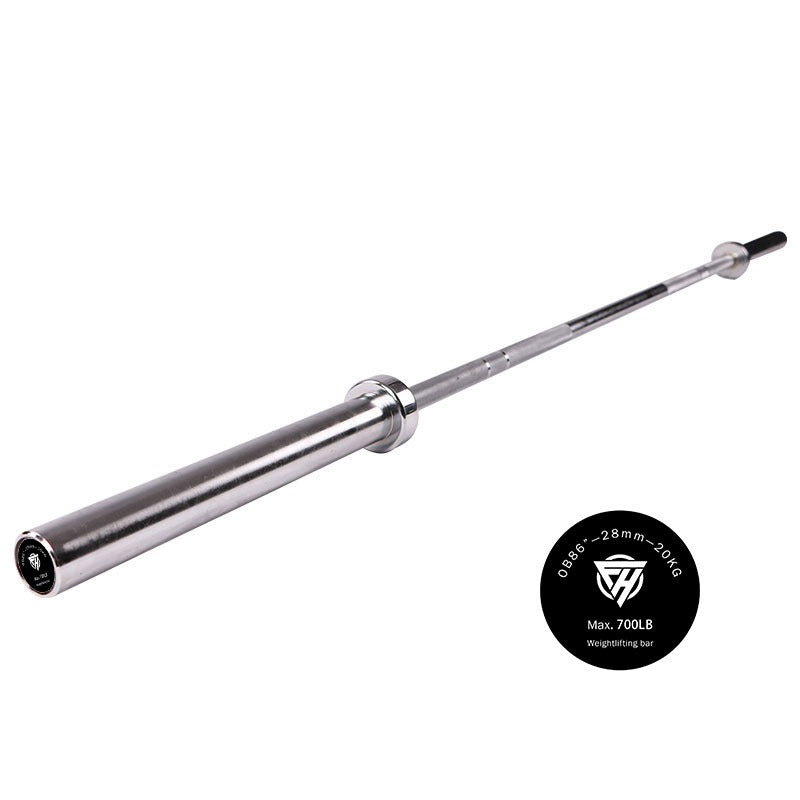 2.2m Olympic 20kg Barbell 700lb Max Load included in the Ultimate All In One Home Gym Package