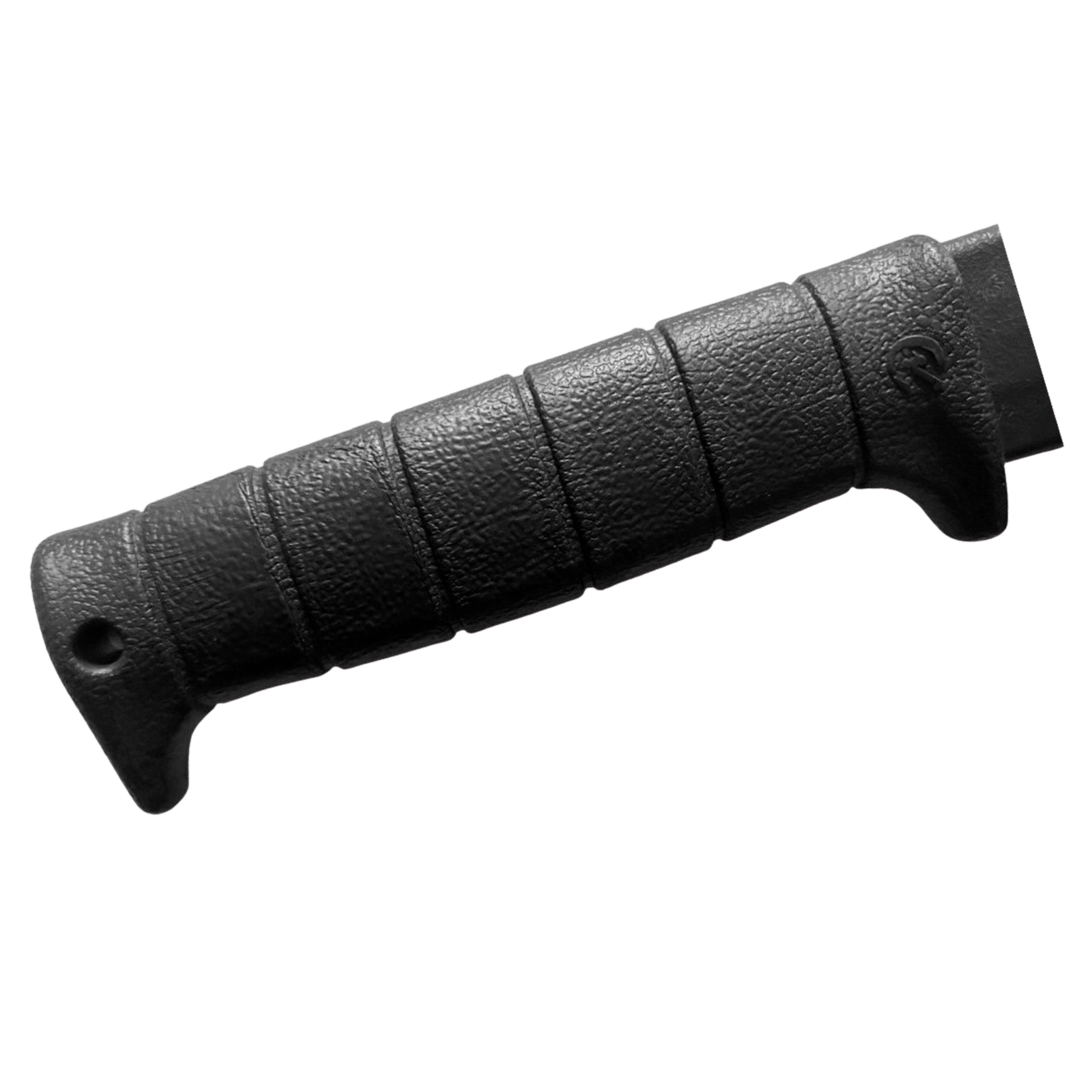Black 60cm polypropylene training machete for martial arts weapons training and controlled drills.