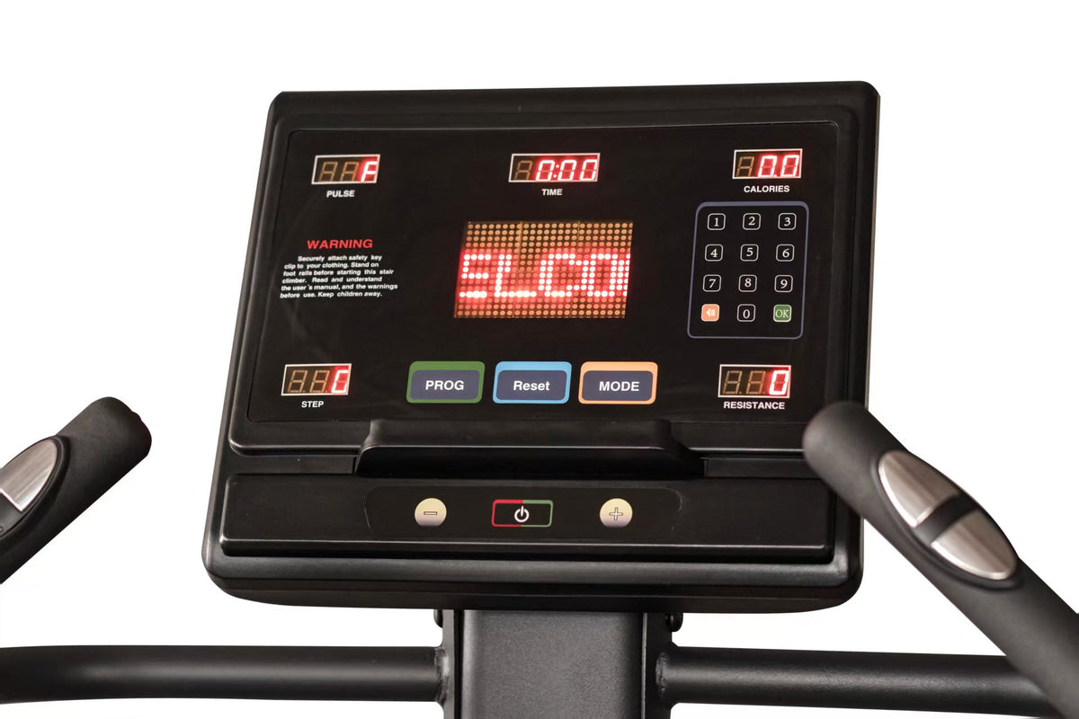 Reload Stair Climber – Steel Steps with LED display console 