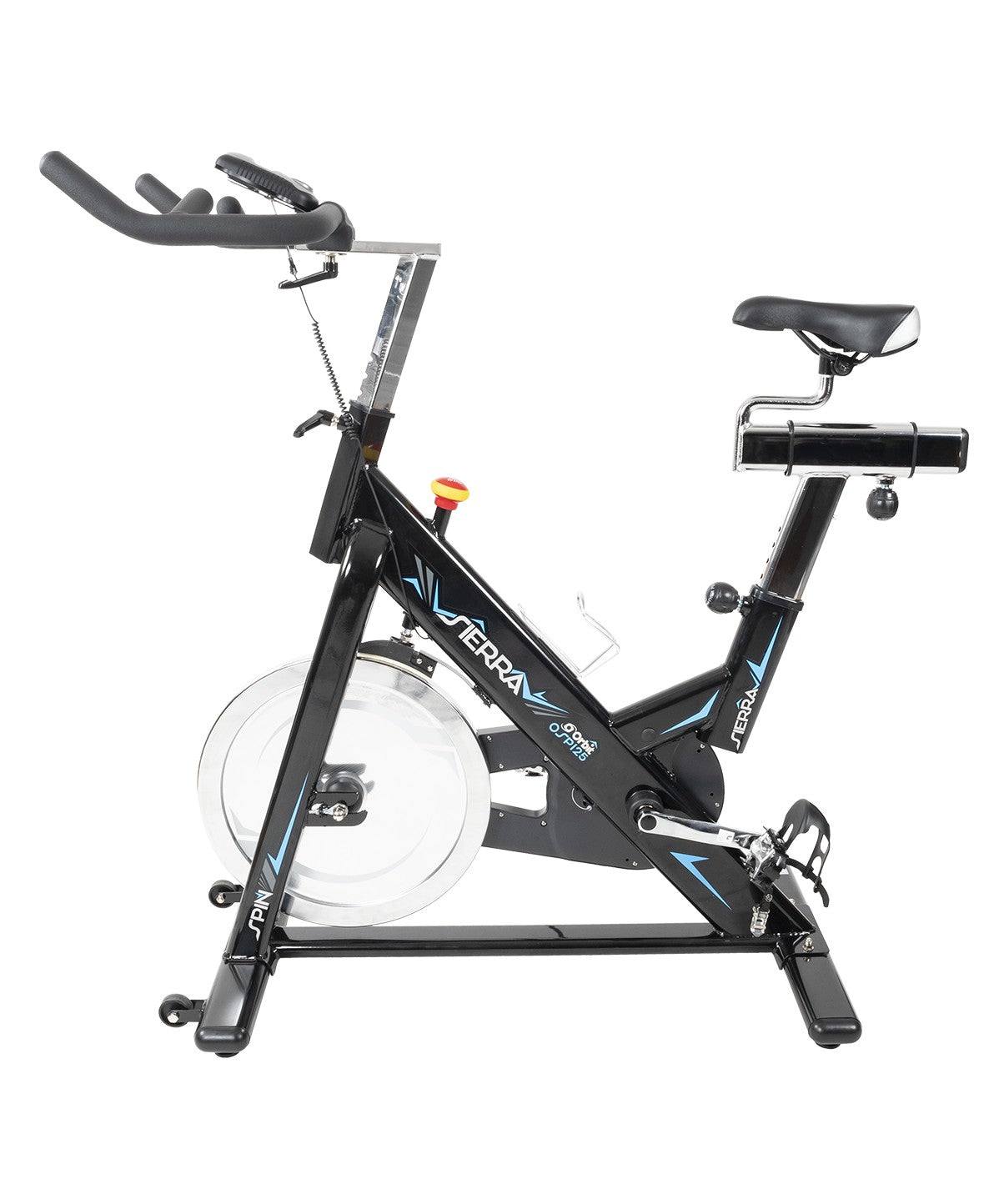 Orbit sierra spin bike cardio gym equipment close up