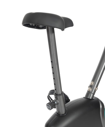 FitClub Exercise Bike with adjustable seat and handlebars.