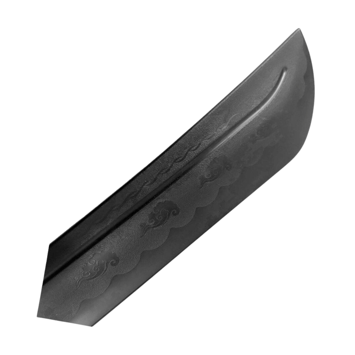 Pair of black polypropylene Wing Chun butterfly training swords for forms and close-range martial arts drills.