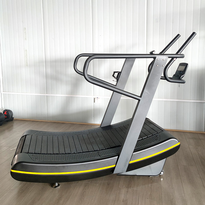 Reload Pro X-Series Curved Treadmill nylon belt side view