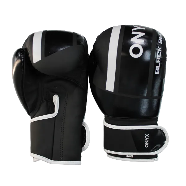onyx black series boxing gloves adult sizes 8oz 10oz 12oz 14oz 16oz