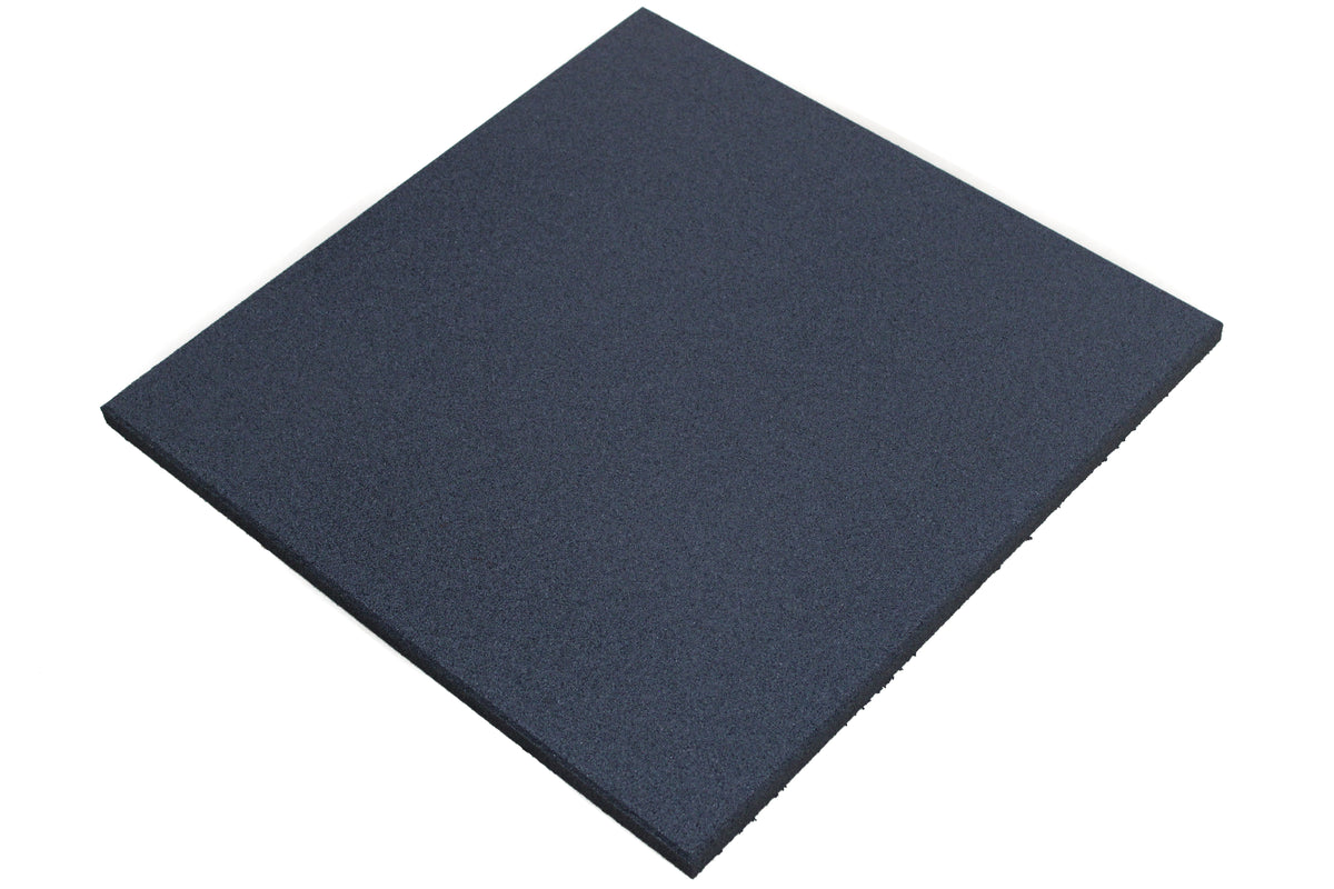 Grey Rubber Gym Flooring - Commercial Grade 500mm x 500mm x 20mm