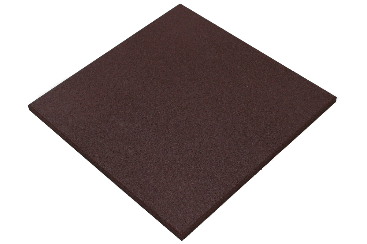 Red Rubber Gym Flooring Tile 500mm x 500mm x 20mm