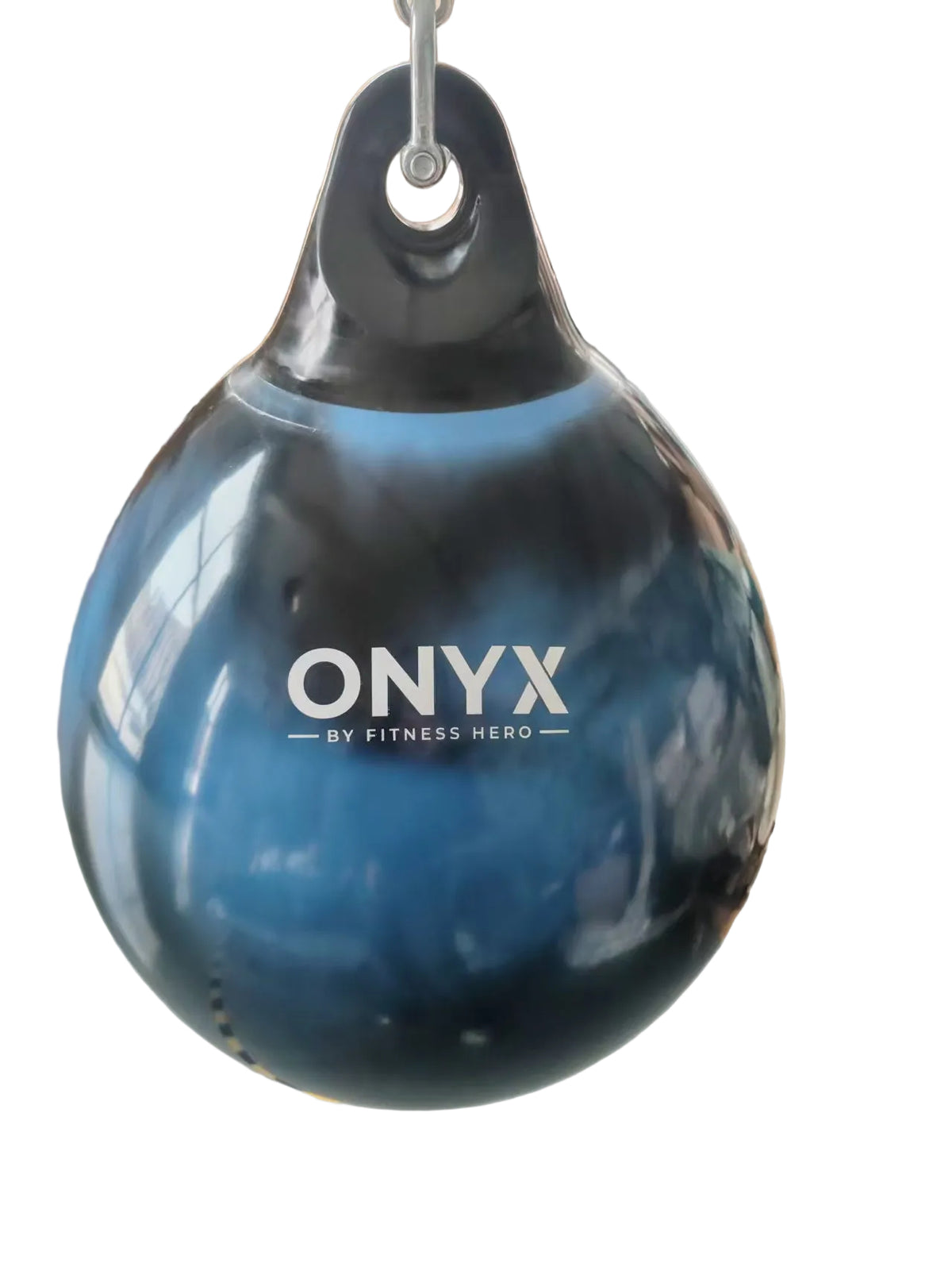Onyx Flux premium two-tone aqua punching bag 18 inch Black &amp; Blue
