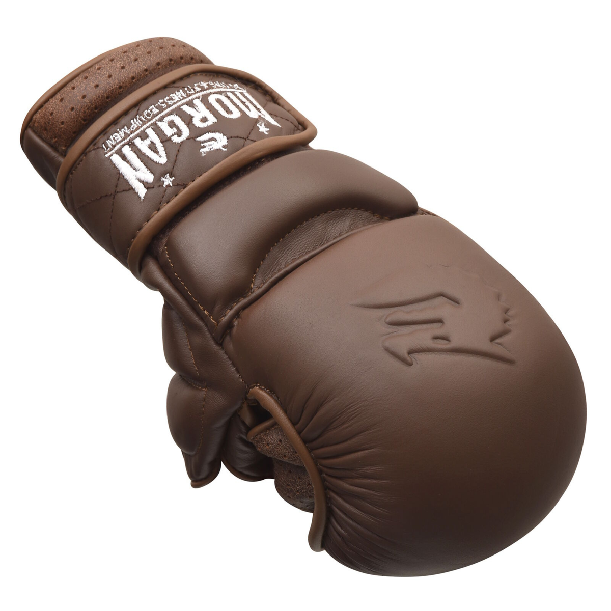 Morgan 1918 Heritage leather MMA sparring gloves for striking and grappling