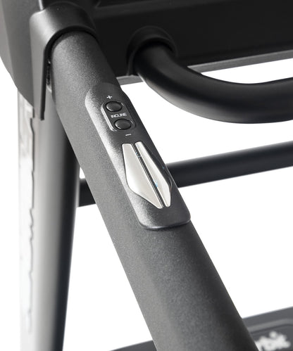 Foldable StarStrider SS55C Treadmill with compact design for home storage