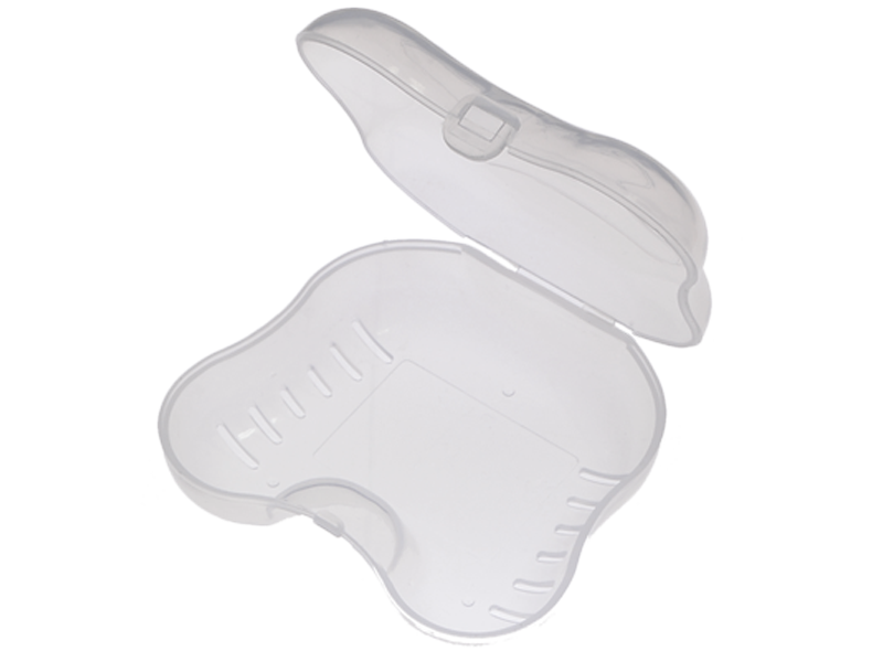 Clear Mouthguard Case with Ventilation Holes

