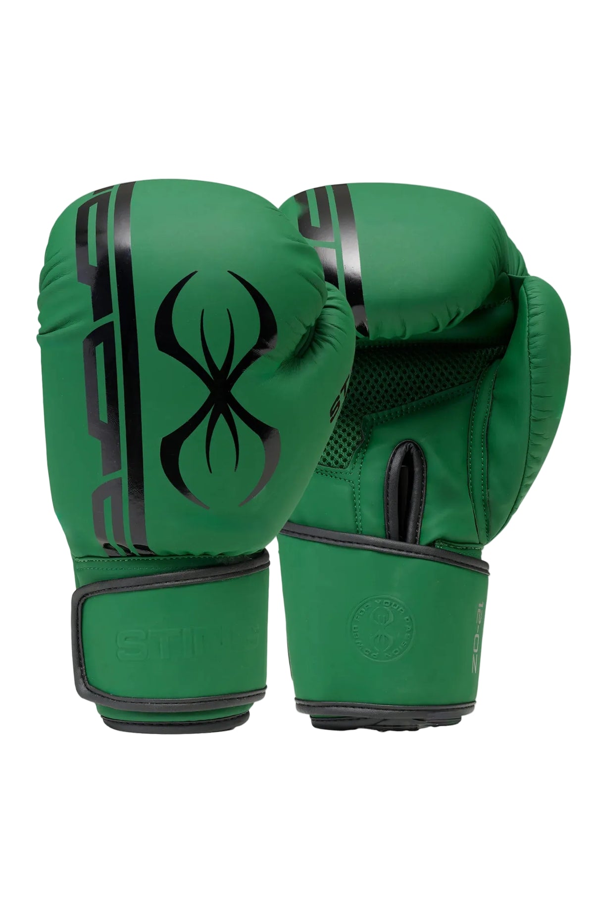 sting armaplus boxing gloves Green &amp; black training gloves
