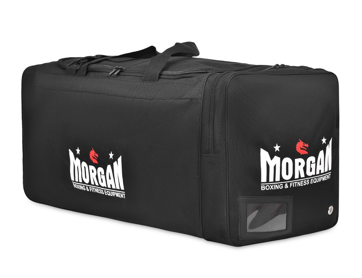 Morgan Deluxe Gear Kit Gym Bag front view with Morgan logo