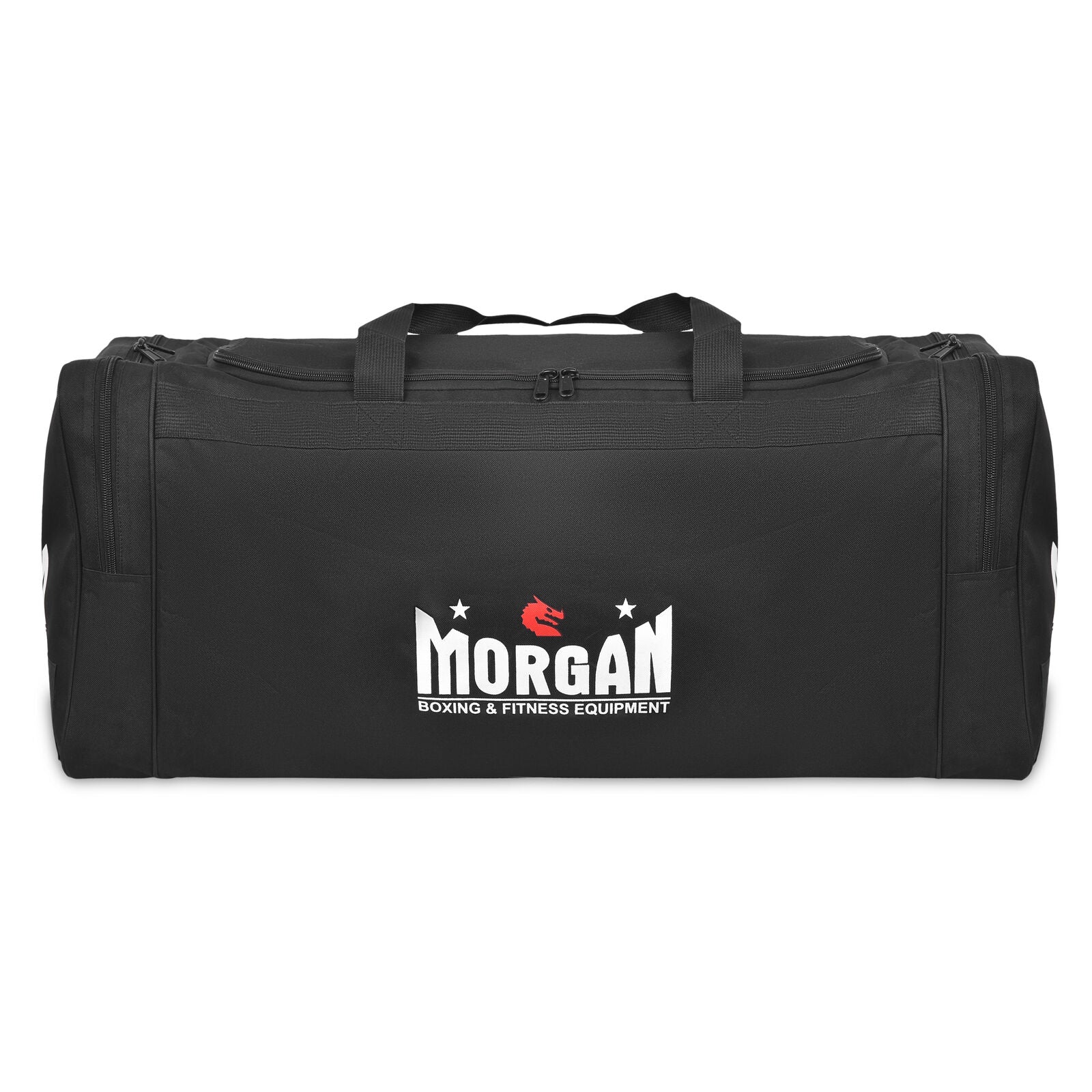 Morgan Deluxe Gear Kit Gym Bag front view with Morgan logo