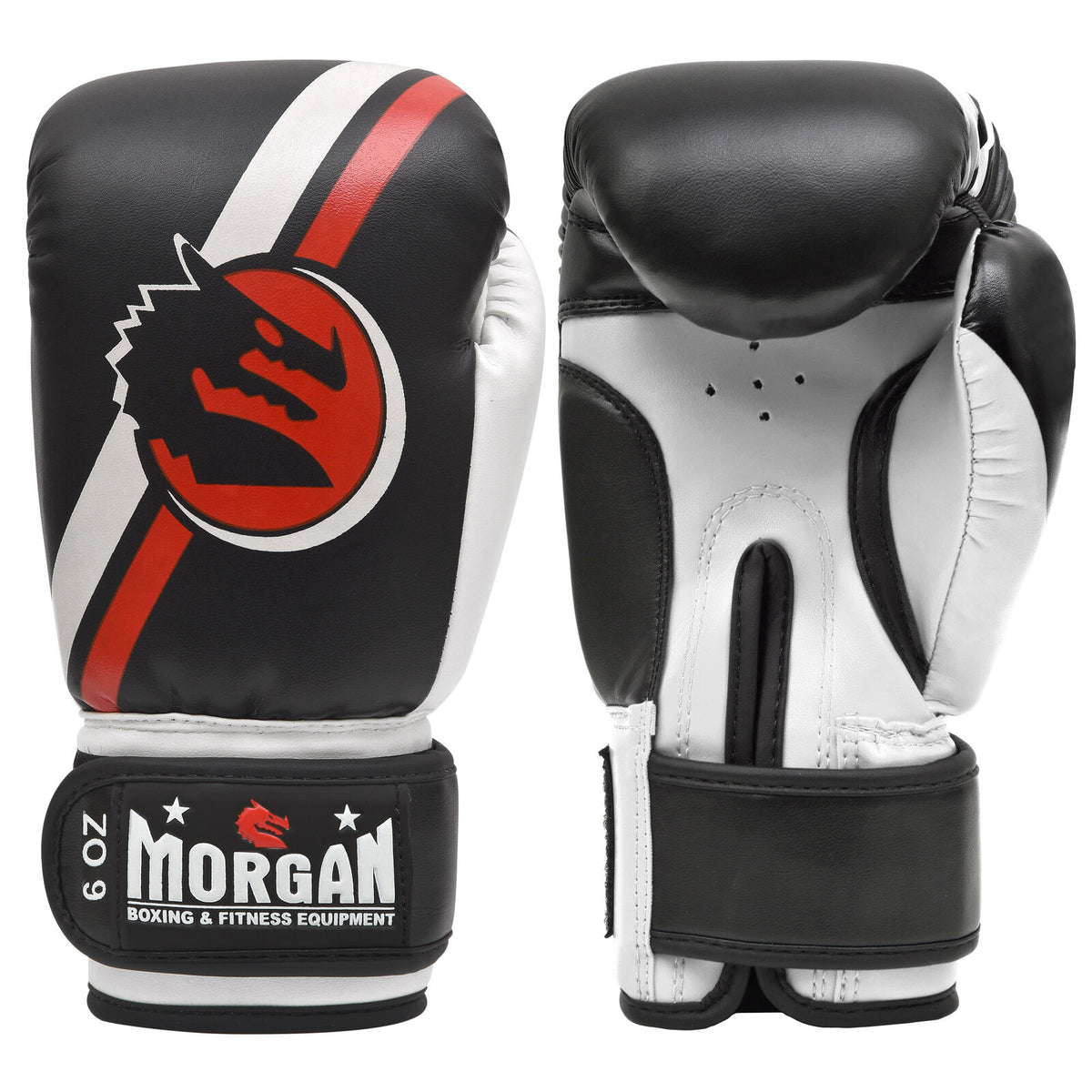 Morgan V2 Classic kids boxing gloves in black, red and pink