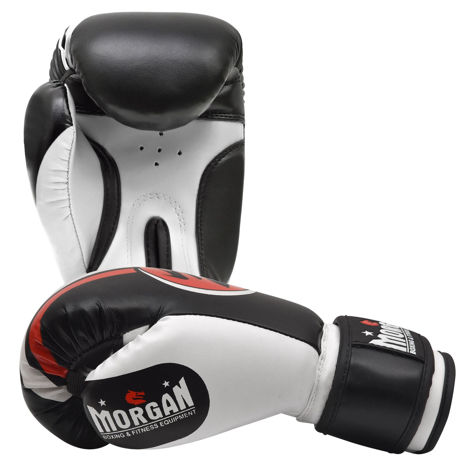 Morgan V2 Classic kids boxing gloves in black, red and pink