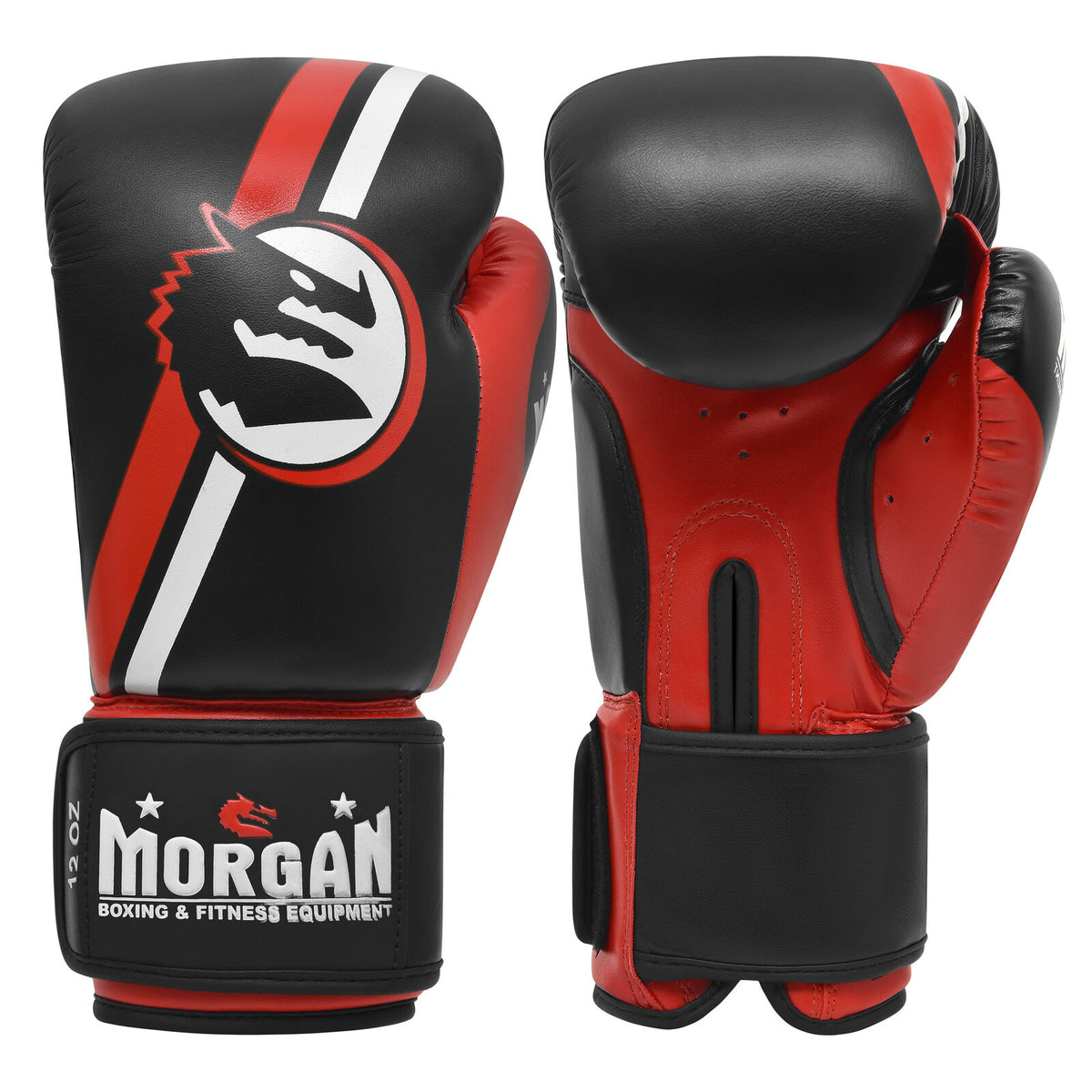 Morgan V2 Classic boxing gloves in black, red and pink