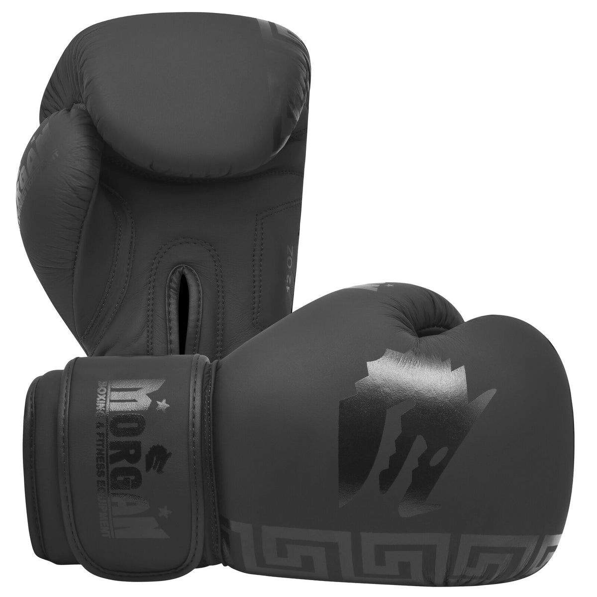 Morgan B2 Bomber boxing glove side view in brushed cowhide leather