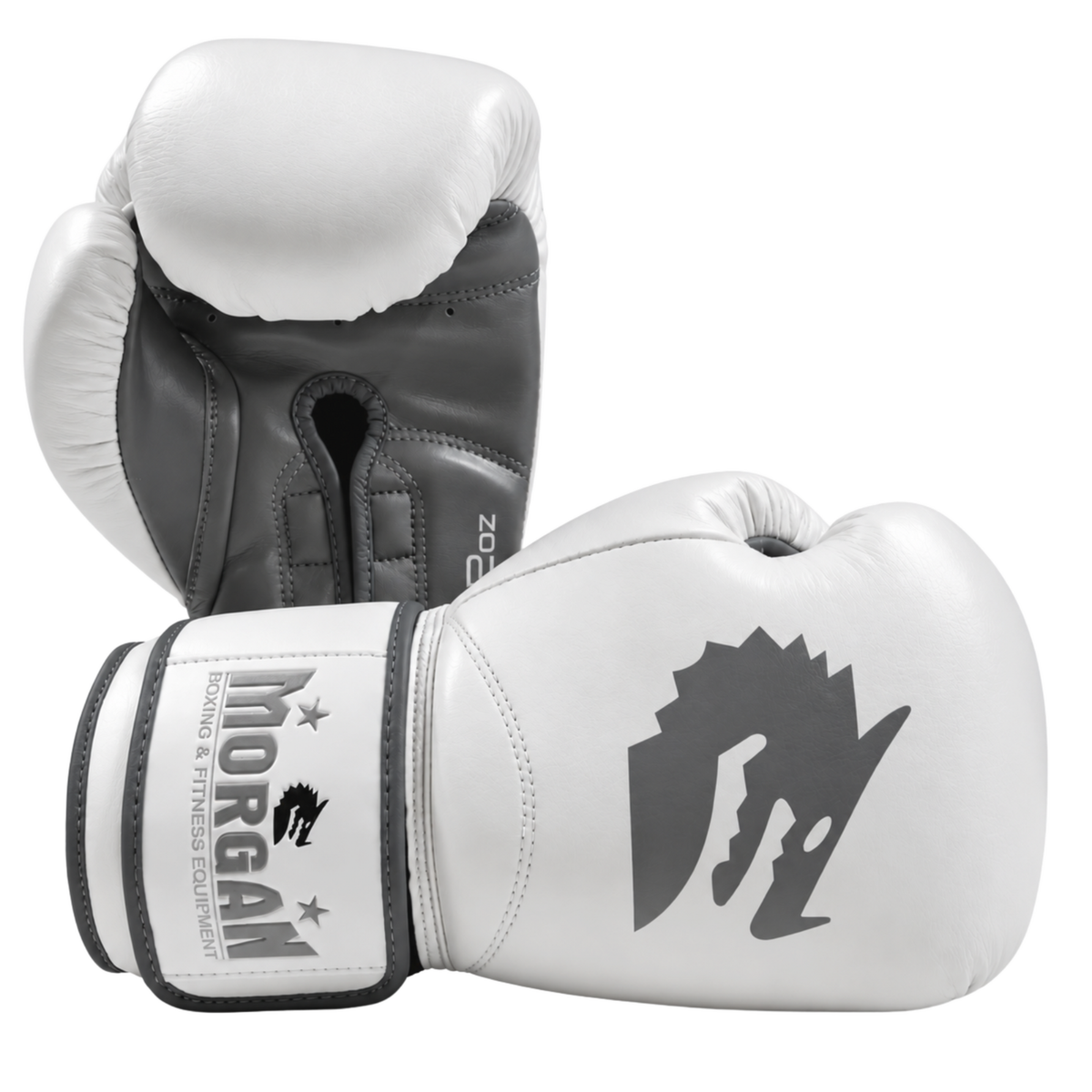 Morgan White Knight Boxing Gloves pair