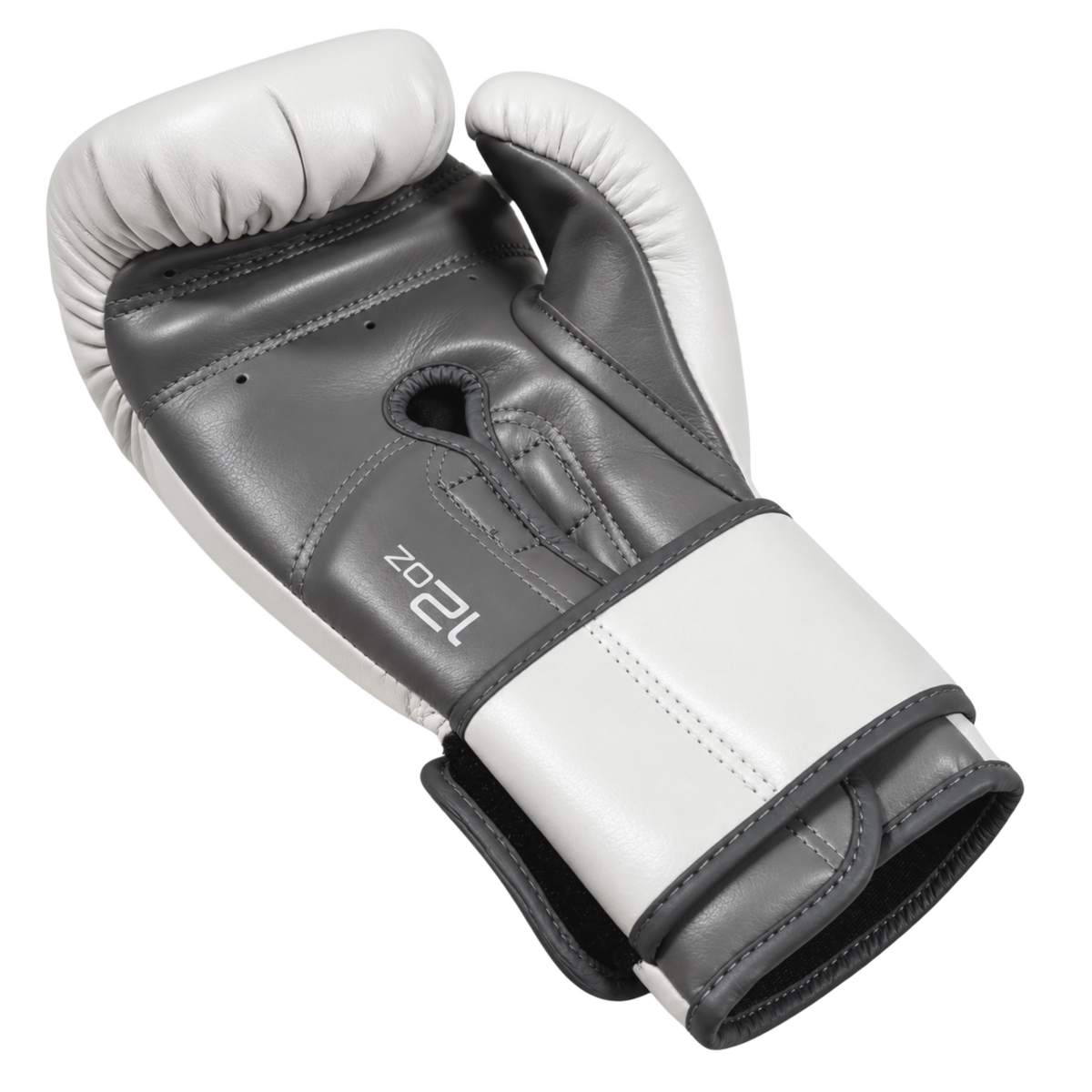 Morgan White Knight Boxing Gloves palm view