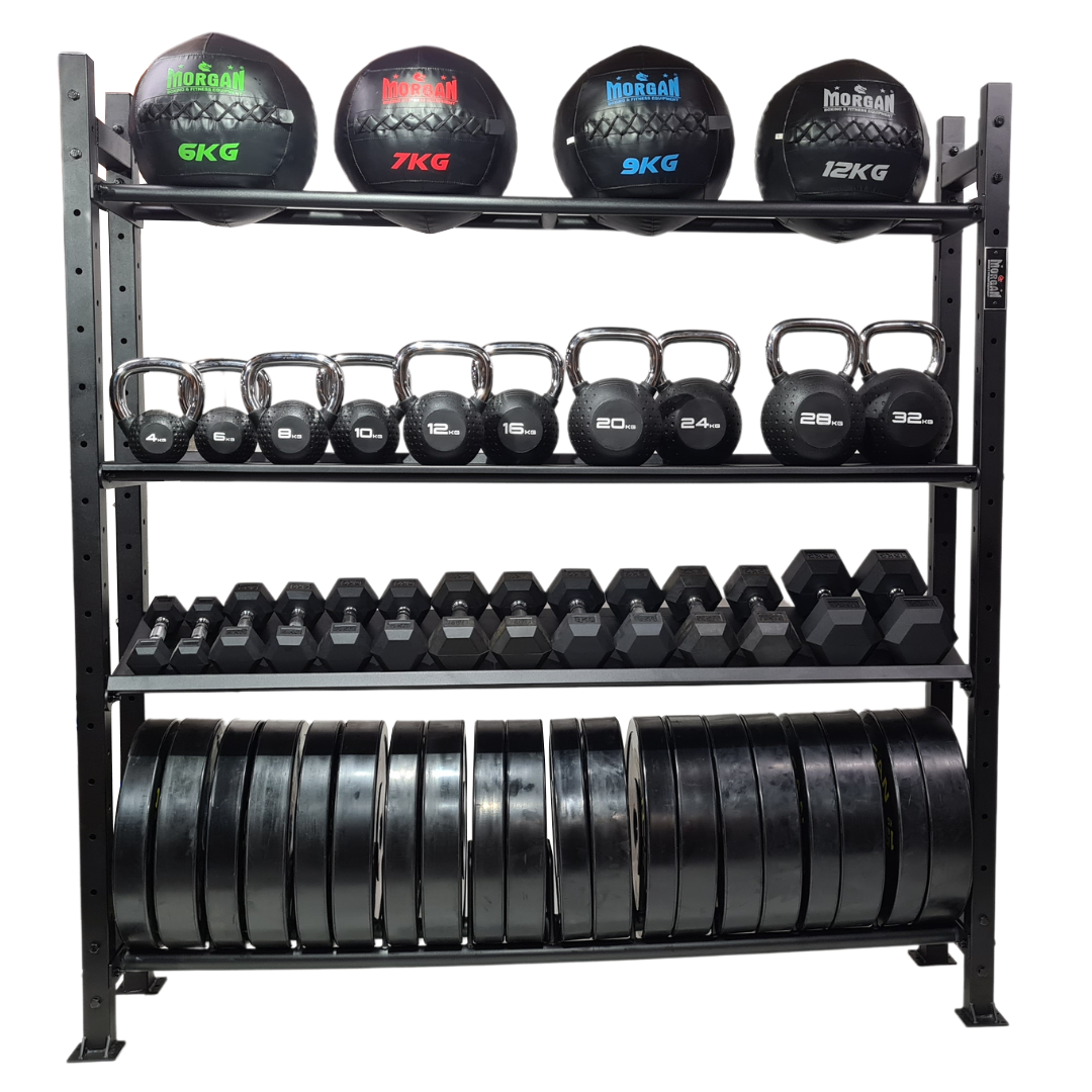 4 Tier Multi Purpose Storage Unit | Commercial Grade - Fitness Hero 