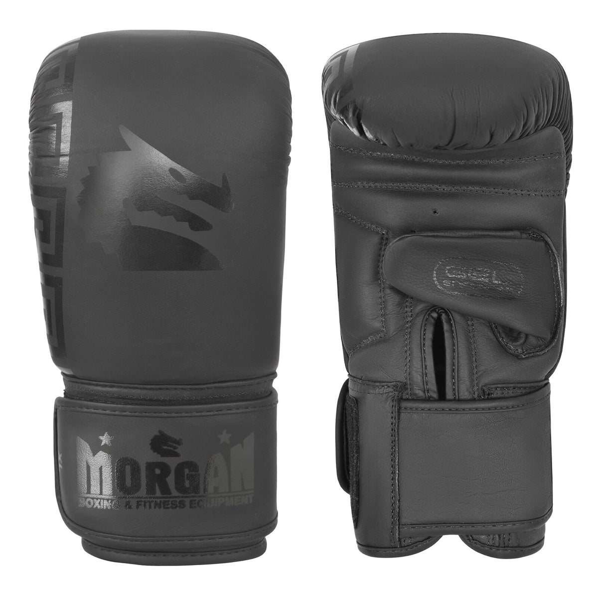 Morgan B2 Bomber leather bag mitts, pair