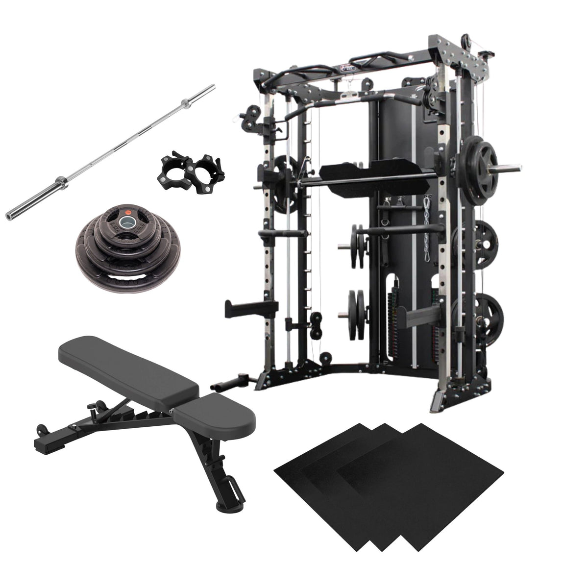 Reload Adjustable Weight Bench - Commercial Grade included in the Ultimate All In One Home Gym Package - 400kg rated, decline to 80 degree incline