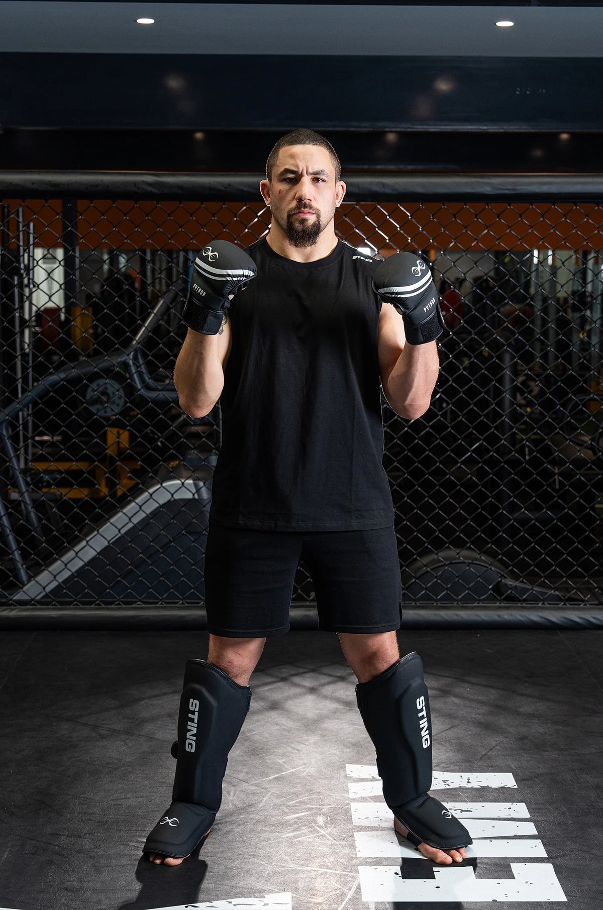 mma sparring gloves leather hybrid training gloves