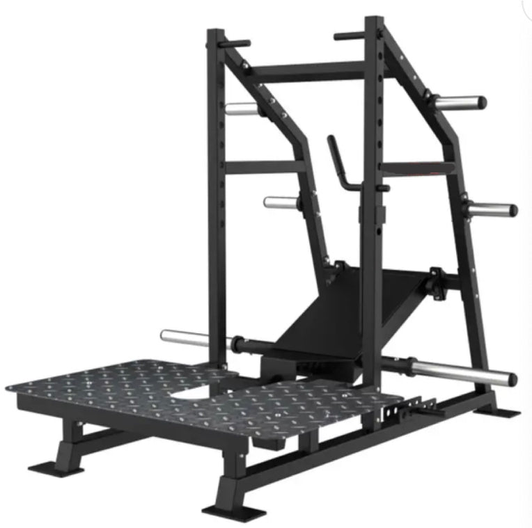 Reload belt squat machine DZ53 matte black - plate loaded pendulum squat