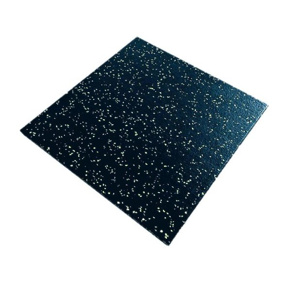 EPDM Green Fleck Rubber Gym Flooring 1m x 15mm