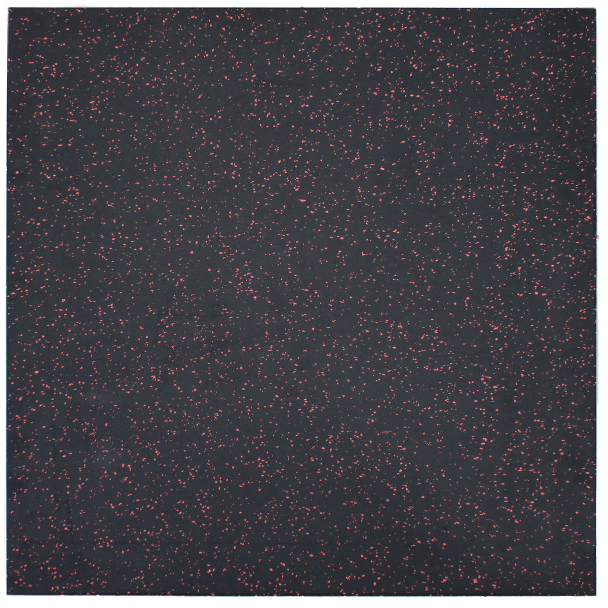 EPDM  Rubber Gym Flooring | Red Fleck 1m x 1m tile view