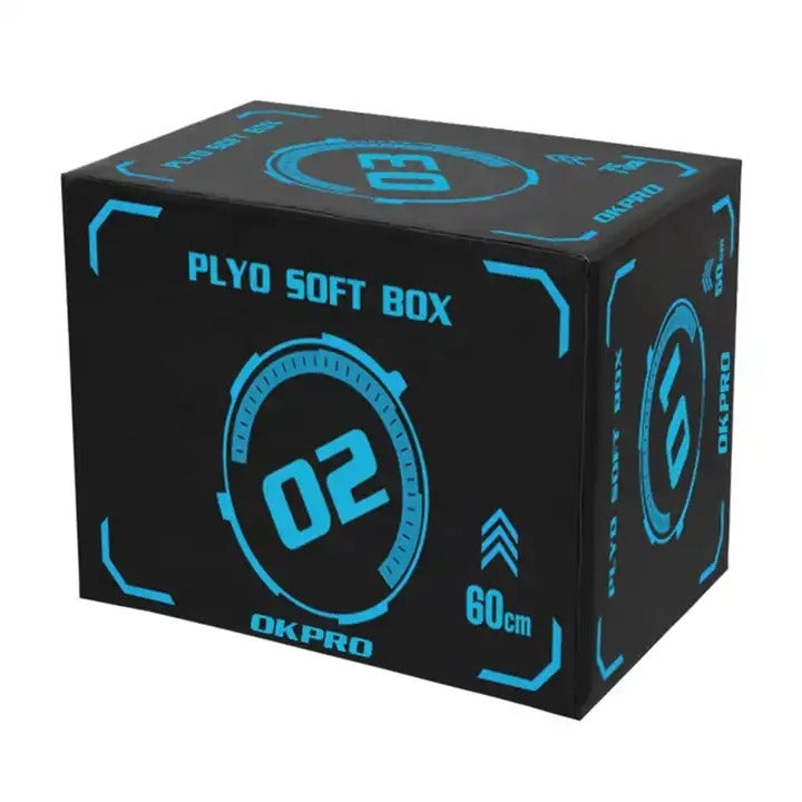 3-in-1 High Density Foam Plyo Box + PVC Cover - Fitness Hero 